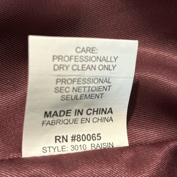 OLYMPIA Sz 2X Faux Fur Coat Lined Turned Lapel Pockets In Raisin Oversized - Picture 12 of 13